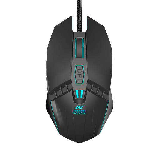Ant Esports GM50 3600 DPI RGB Wired Gaming Mouse Black