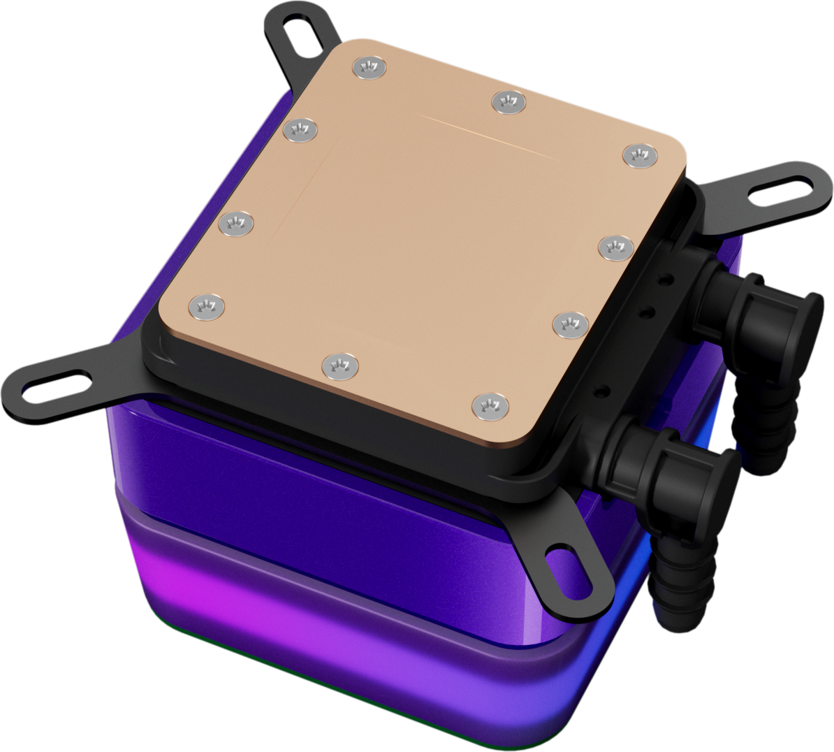 Ant Esports Glacius-360D 360mm ARGB AM5/LGA1851 Black AIO Liquid Cooler with display