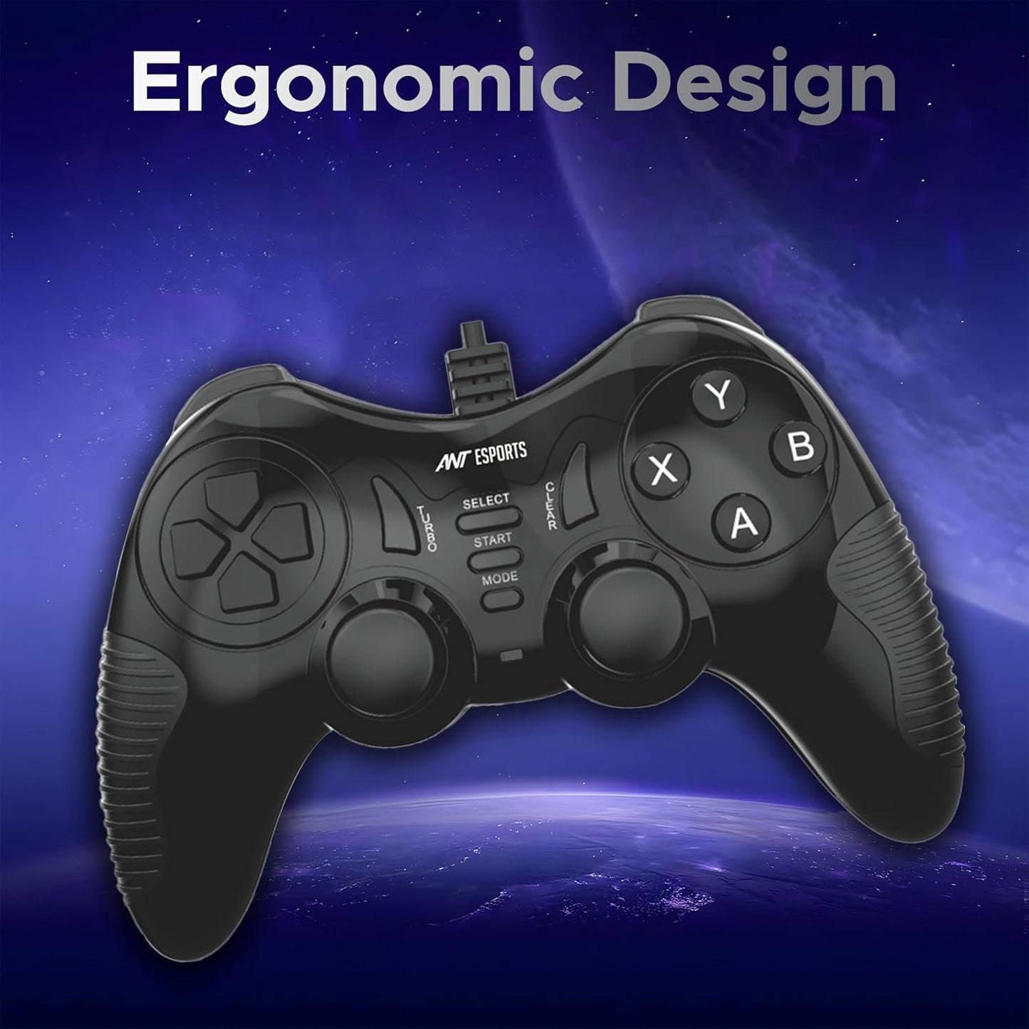 Ant Esports GP130 Wired Gamepad for PC, PS3, Android TV, Laptop