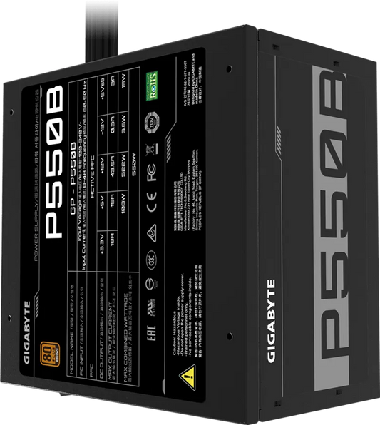 Gigabyte P550B 550 Watt 80 Plus Bronze SMPS