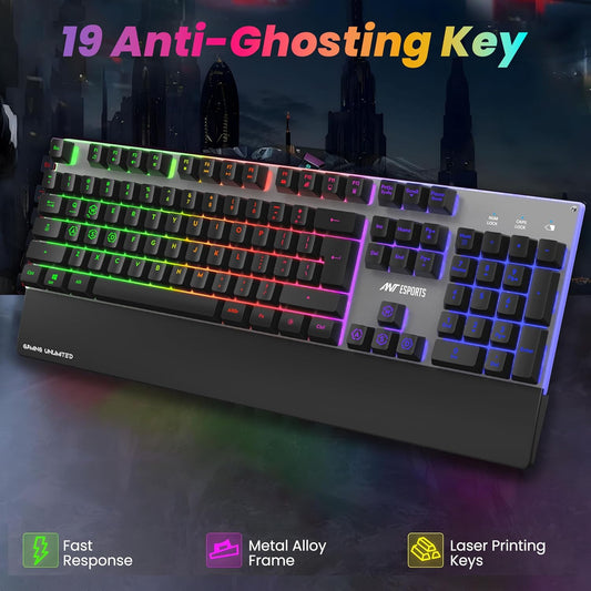 Ant Esports KM500 Pro Wireless Gaming Keyboard and Mouse Combo