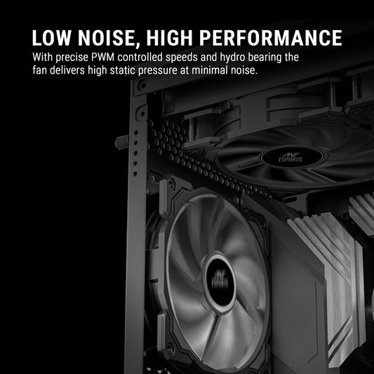 Ant Esports Darkflow 3x120mm Black Case Fan