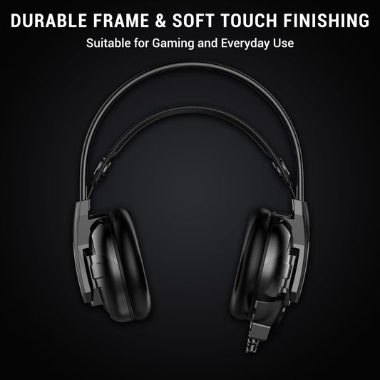 Ant Esports H525 Pro RGB Gaming Headset Gaming Over Ear Wired Headphones with Mic