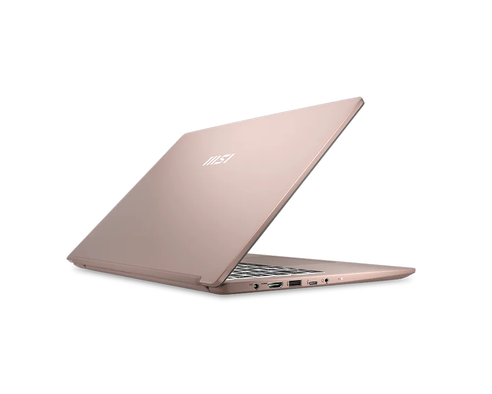 MSI Laptop Modern 14 - C12M i5 12th Gen, 8 GB RAM, 512 GB SSD, Windows, MS Office, Silver, 14" Dsiplay