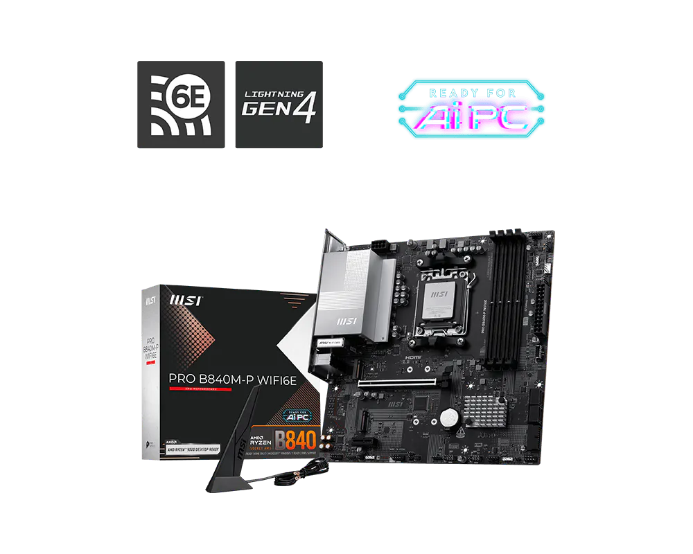 MSI Mainboard PRO B840M-P WIFI
