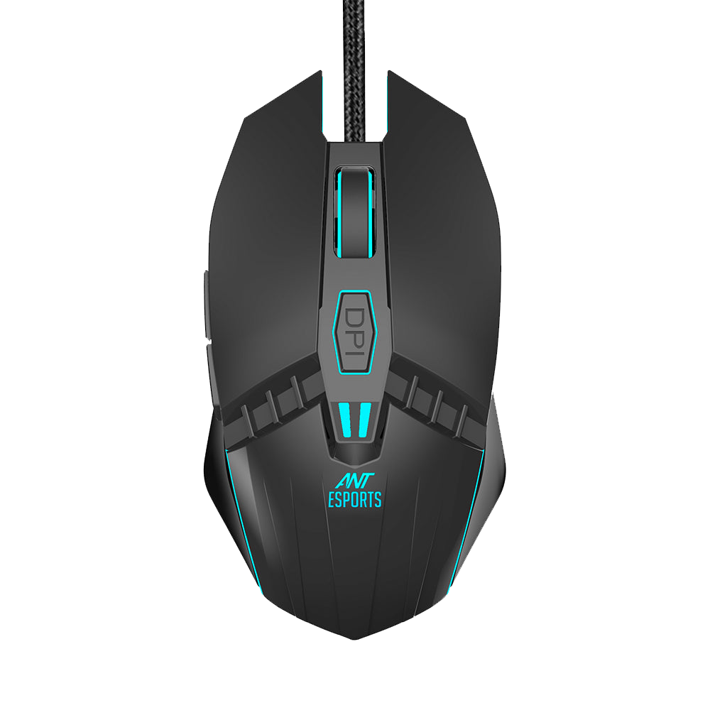 Ant Esports GM50 3600 DPI RGB Wired Gaming Mouse Black