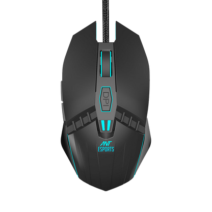 Ant Esports GM50 3600 DPI RGB Wired Gaming Mouse Black