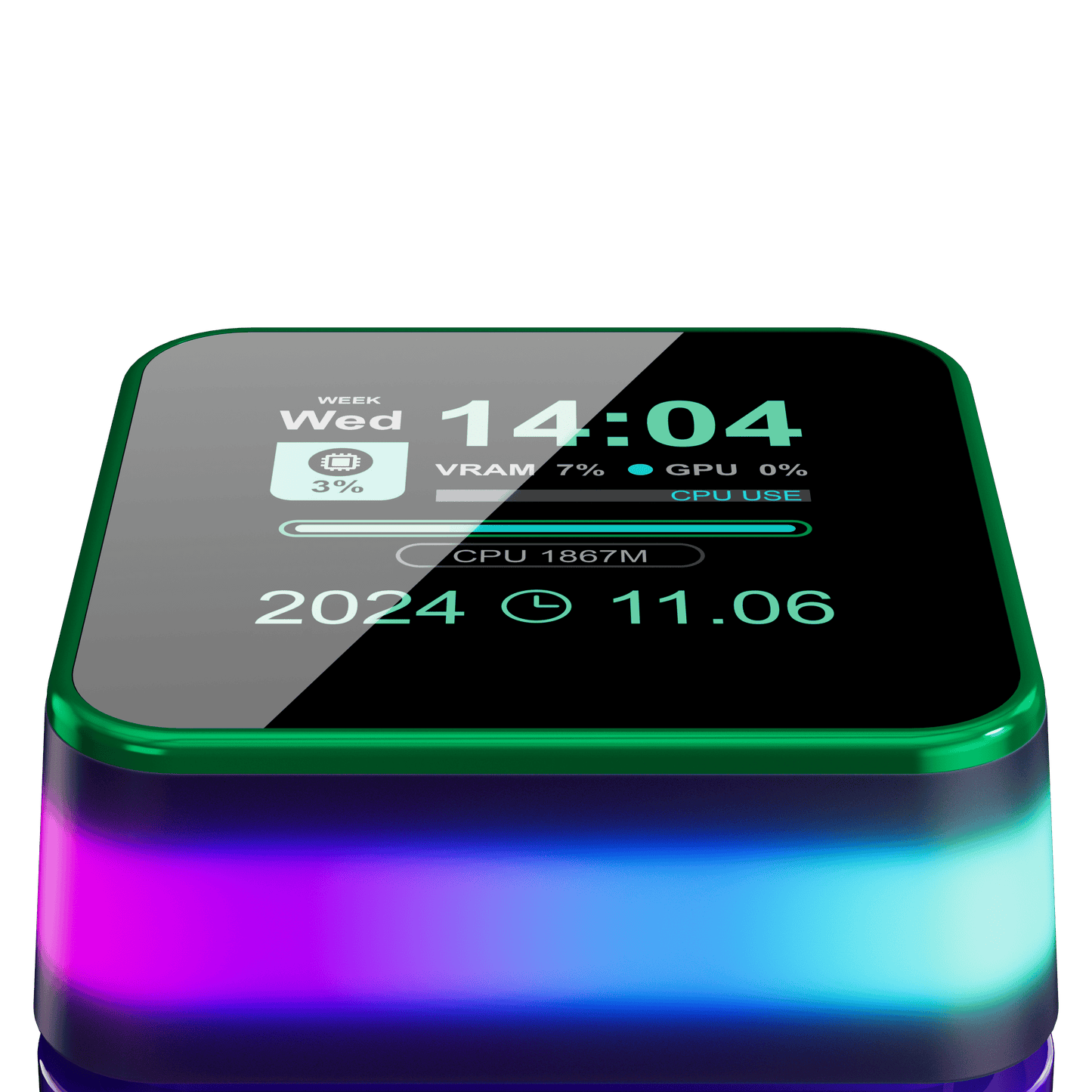 Ant Esports Glacius-360D 360mm ARGB AM5/LGA1851 Black AIO Liquid Cooler with display