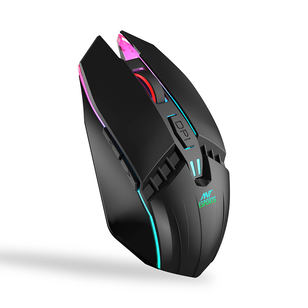 Ant Esports GM50 3600 DPI RGB Wired Gaming Mouse Black