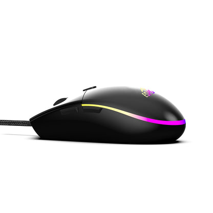 Ant Esports GM60 3600DPI RGB Wired Gaming Mouse Black