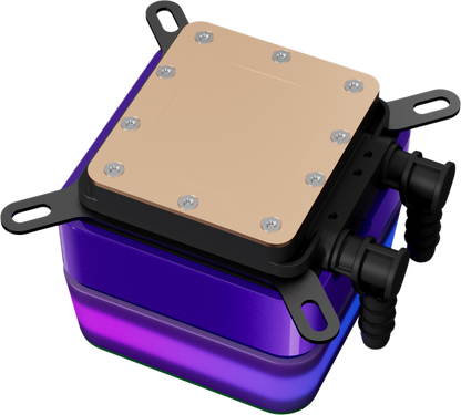 Ant Esports Glacius-360D 360mm ARGB AM5/LGA1851 Black AIO Liquid Cooler with display