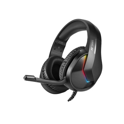 Ant Esports H1100 Pro Wired RGB Black Headphone 50mm Drivers