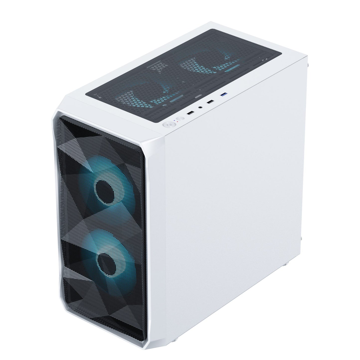 Ant Esports 100 Air Mini Tower (M-ATX/ITX) Gaming Cabinet White 2x120mm Fans