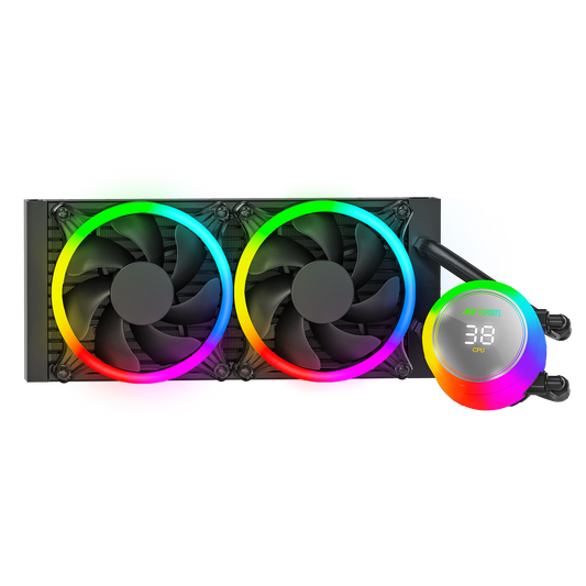 Ant Esports ICE Chroma 240mm ARGB AM5/LGA1851 Black AIO Liquid Cooler