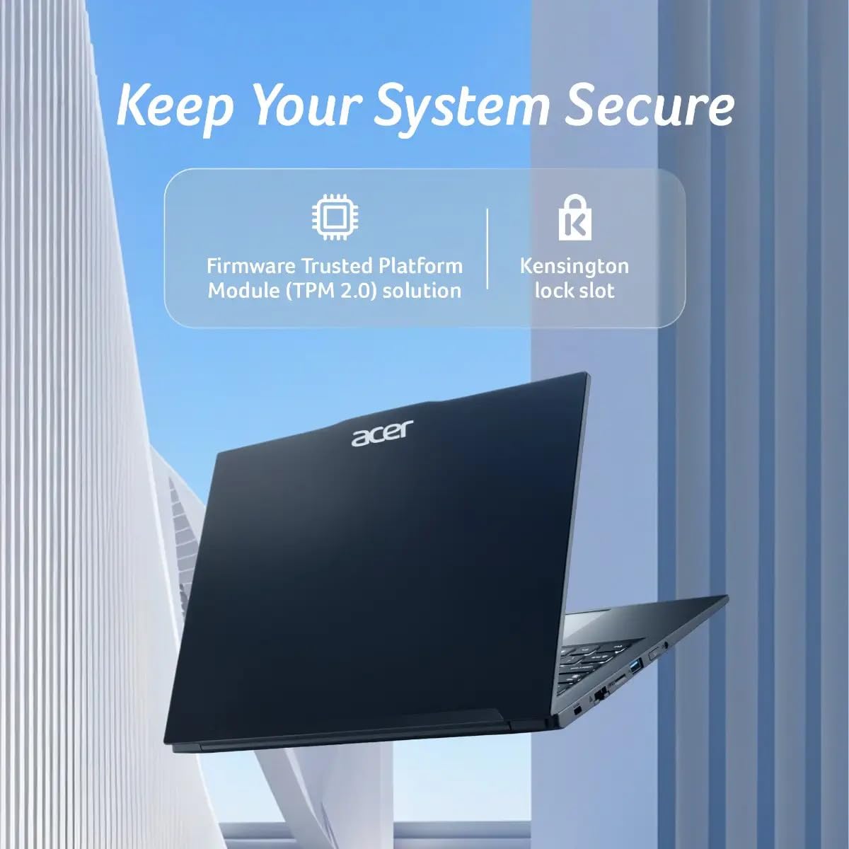 Acer TravelLite Smart FHD TL04-51M Laptop, Intel Core i5 1334u 8GB Ram / 512GB NVMe SSD/Windows 11 / 14 Inch / 1 Year Brand Warranty