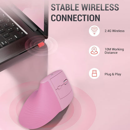 Ant M200 Latest Vertical Wireless Mice, Wireless Ergonomic