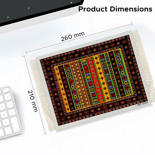 Ant Esports Vintage Mouse Pad 260x210mm –Tribal Ndebele Design