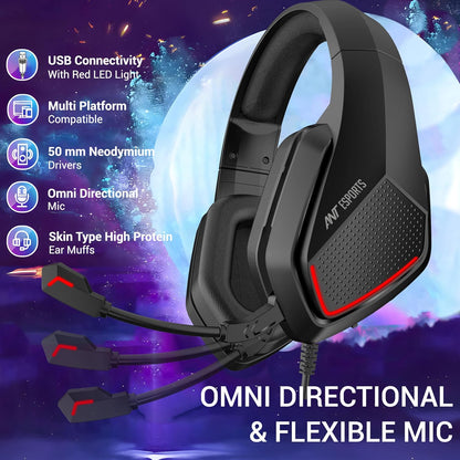 Ant Esports H590 7.1 Surround Sound Gaming Headset