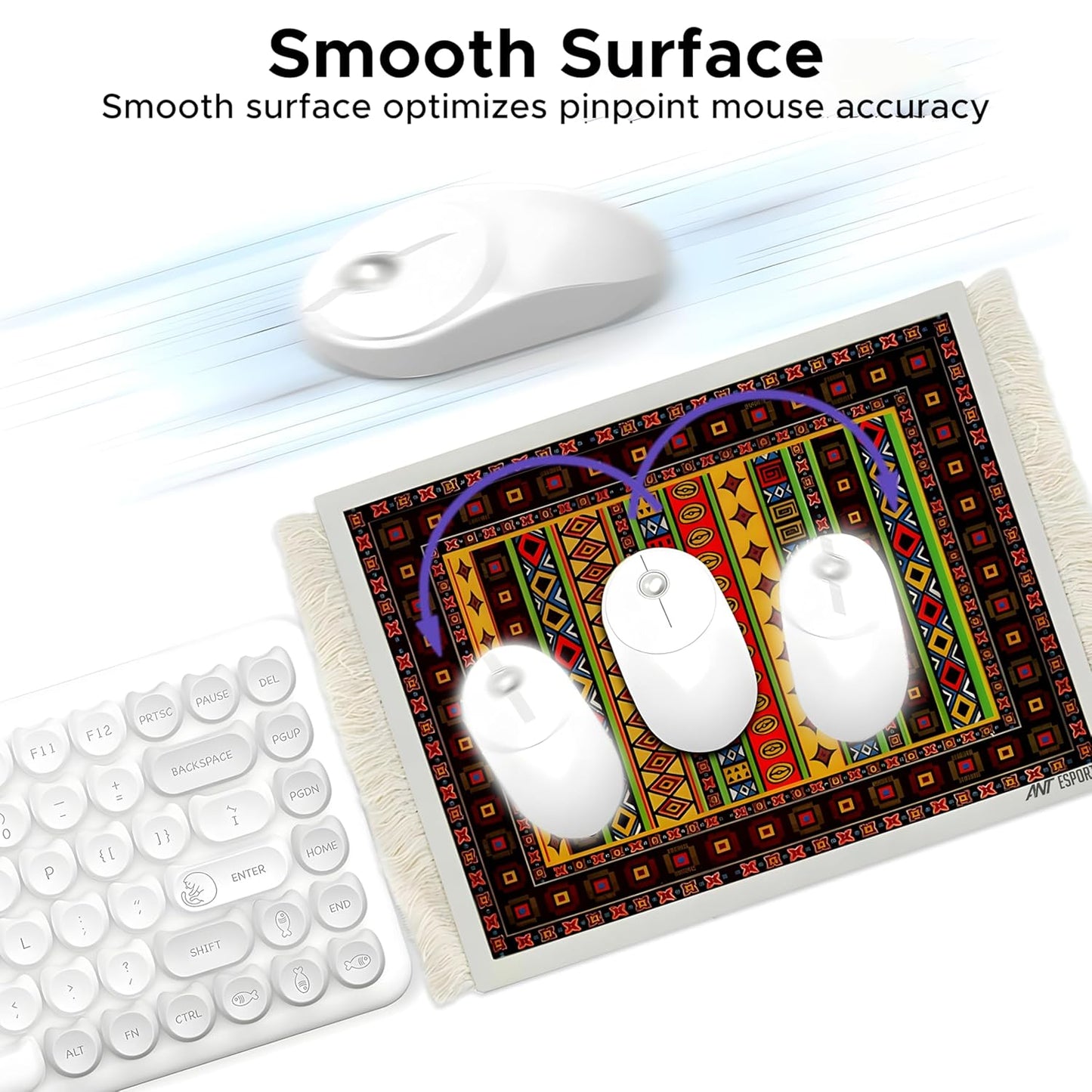 Ant Esports Vintage Mouse Pad 260x210mm –Tribal Ndebele Design