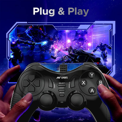 Ant Esports GP130 Wired Gamepad for PC, PS3, Android TV, Laptop