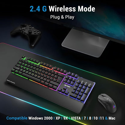Ant Esports KM500W Pro Wireless Gaming Keyboard Mouse Combo