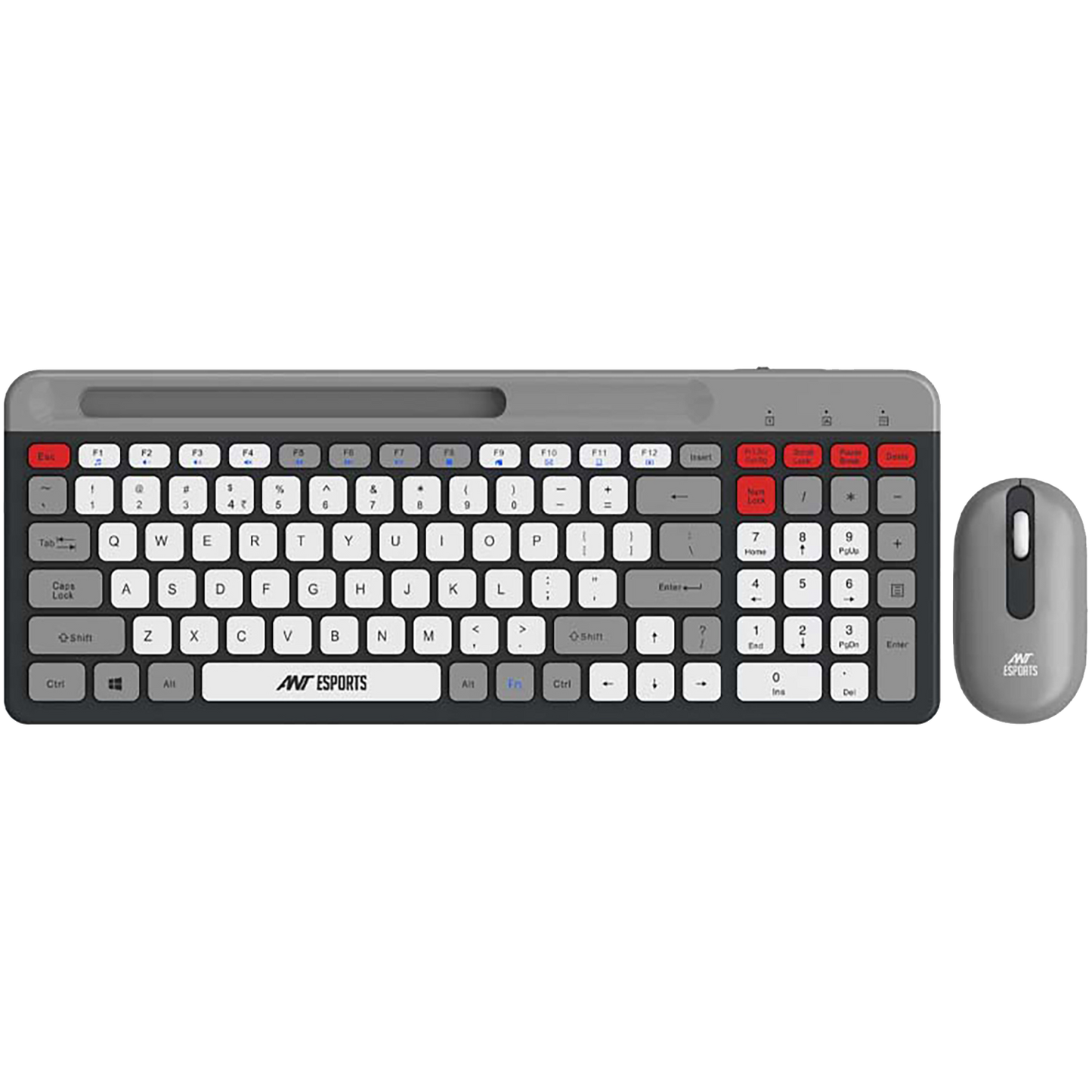 Ant Esports WKM22 Wireless Keyboard and Mouse – Grey
