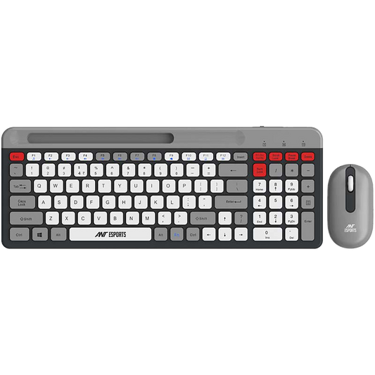 Ant Esports WKM22 Wireless Keyboard and Mouse – Grey
