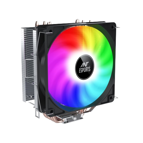 Ant Esports ICE-C400 Rainbow 120mm ARGB AM5/LGA1851 Black CPU Air Cooler