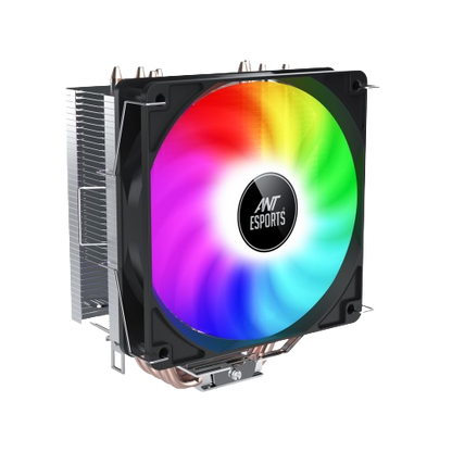 Ant Esports ICE-C400 Rainbow 120mm ARGB AM5/LGA1851 Black CPU Air Cooler