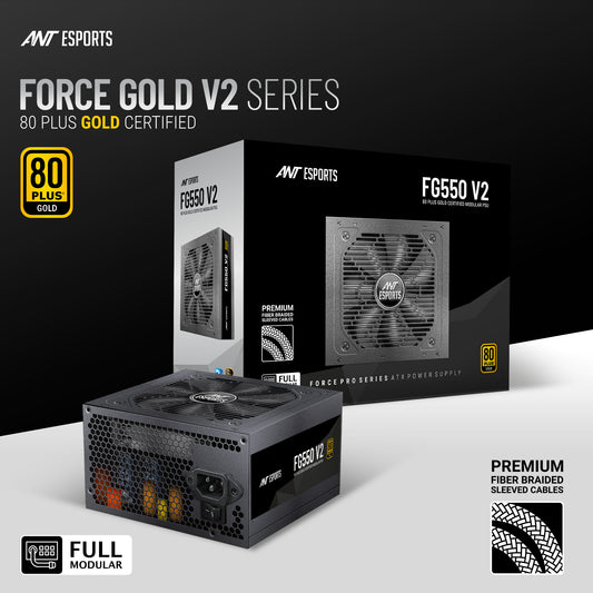 Ant Esports PSU FG550 Gold V2 Full Modular (R-41258563)