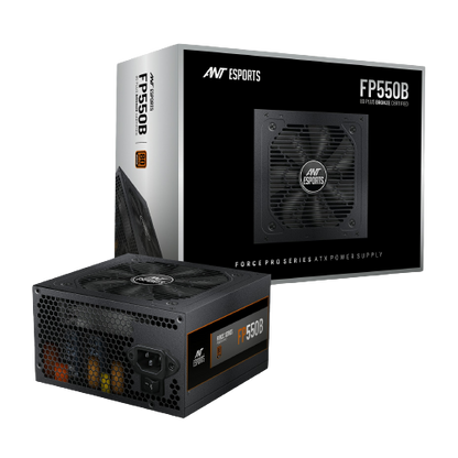Ant Esports FP550B 550W 80+Bronze Black Power Supply