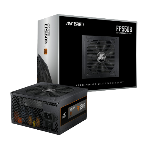 Ant Esports FP550B 550W 80+Bronze Black Power Supply