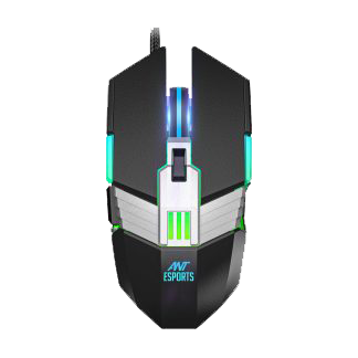 Ant GM46 2400DPI RGB Wired Gaming Mouse Black