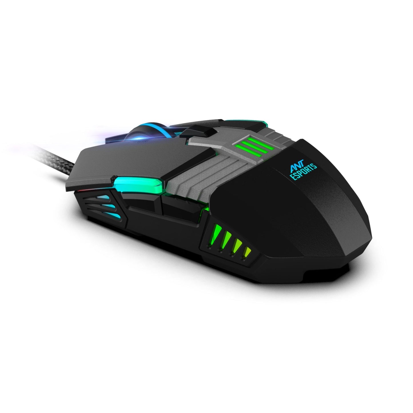 Ant GM46 2400DPI RGB Wired Gaming Mouse Black