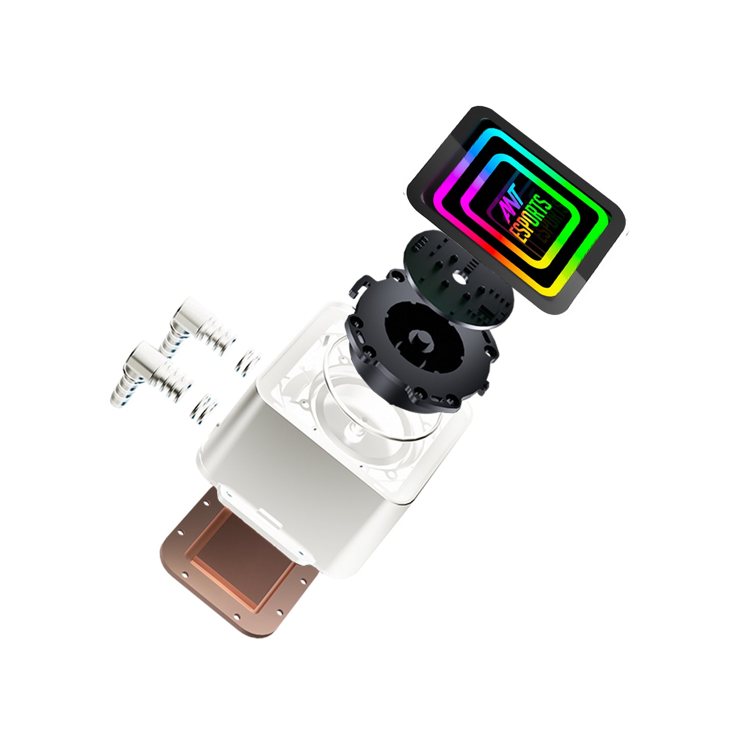 Ant Esports ICE-Infinite 240mm ARGB AM5/LGA1851 White AIO Liquid Cooler