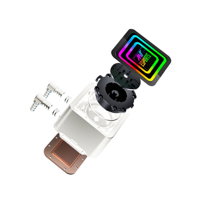 Ant Esports ICE-Infinite 240mm ARGB AM5/LGA1851 White AIO Liquid Cooler