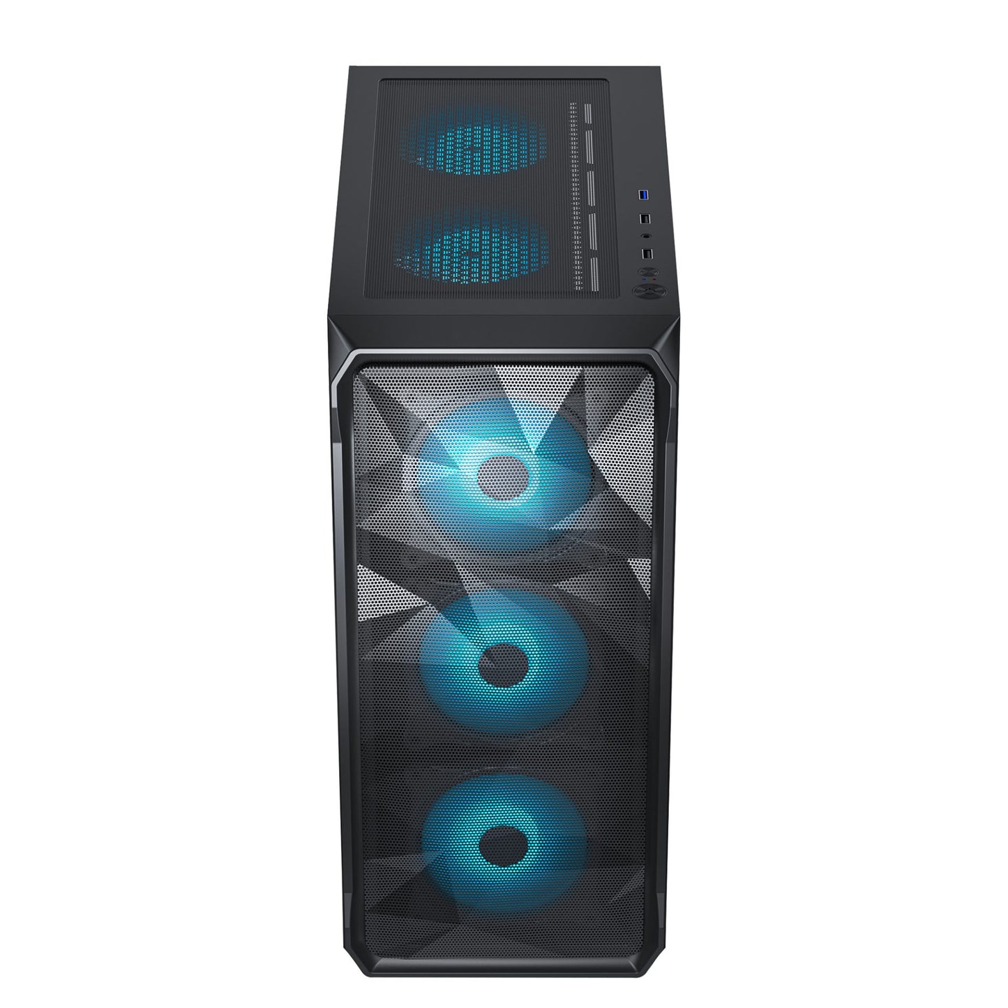 Ant Esports ICE-112 Mid Tower (ATX/M-ATX/ITX) Gaming Cabinet Black 4x120mm Fans