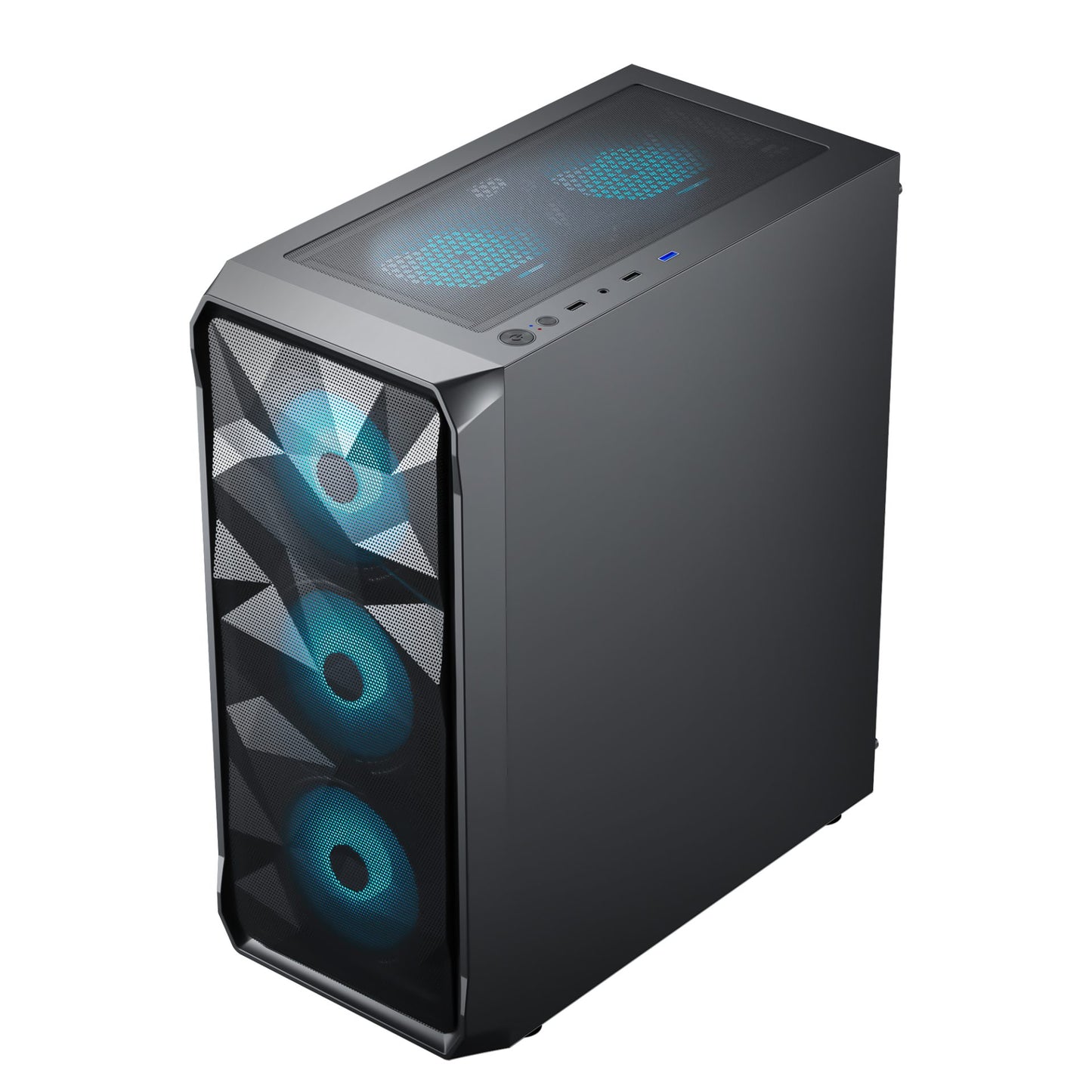 Ant Esports ICE-112 Mid Tower (ATX/M-ATX/ITX) Gaming Cabinet Black 4x120mm Fans