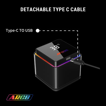 Ant Esports ICEStorm-240 240mm ARGB AM5/LGA1851 Black AIO Liquid Cooler