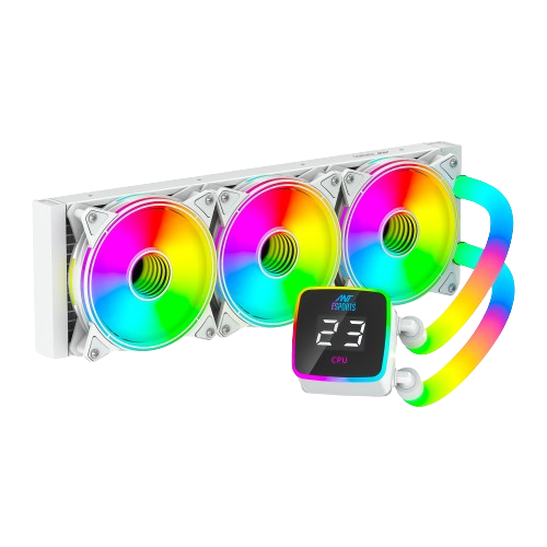 Ant Esports ICE-Glow 360mm ARGB AM5/LGA1851 White AIO Liquid Cooler