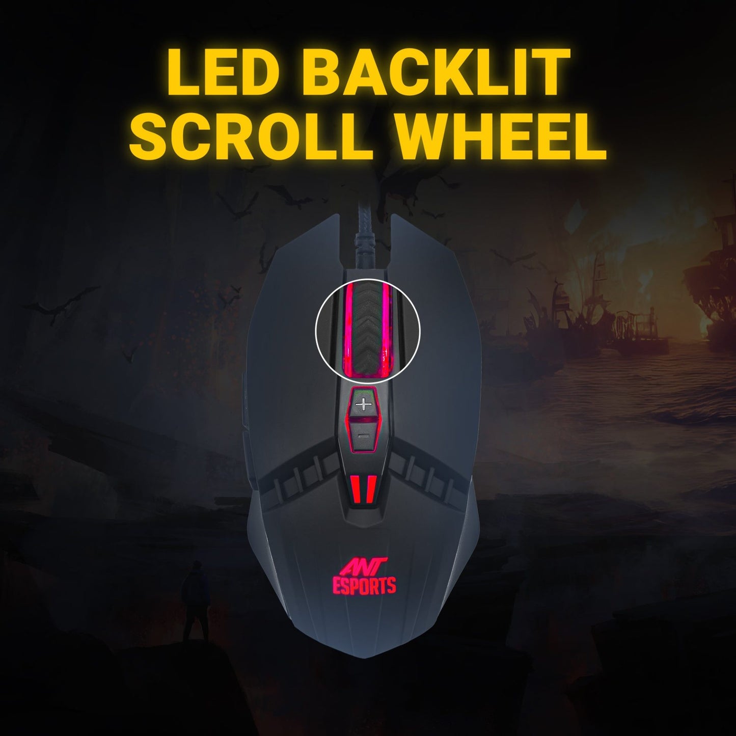 Ant Esports KM540 Gaming Backlit Keyboard and Mouse Combo