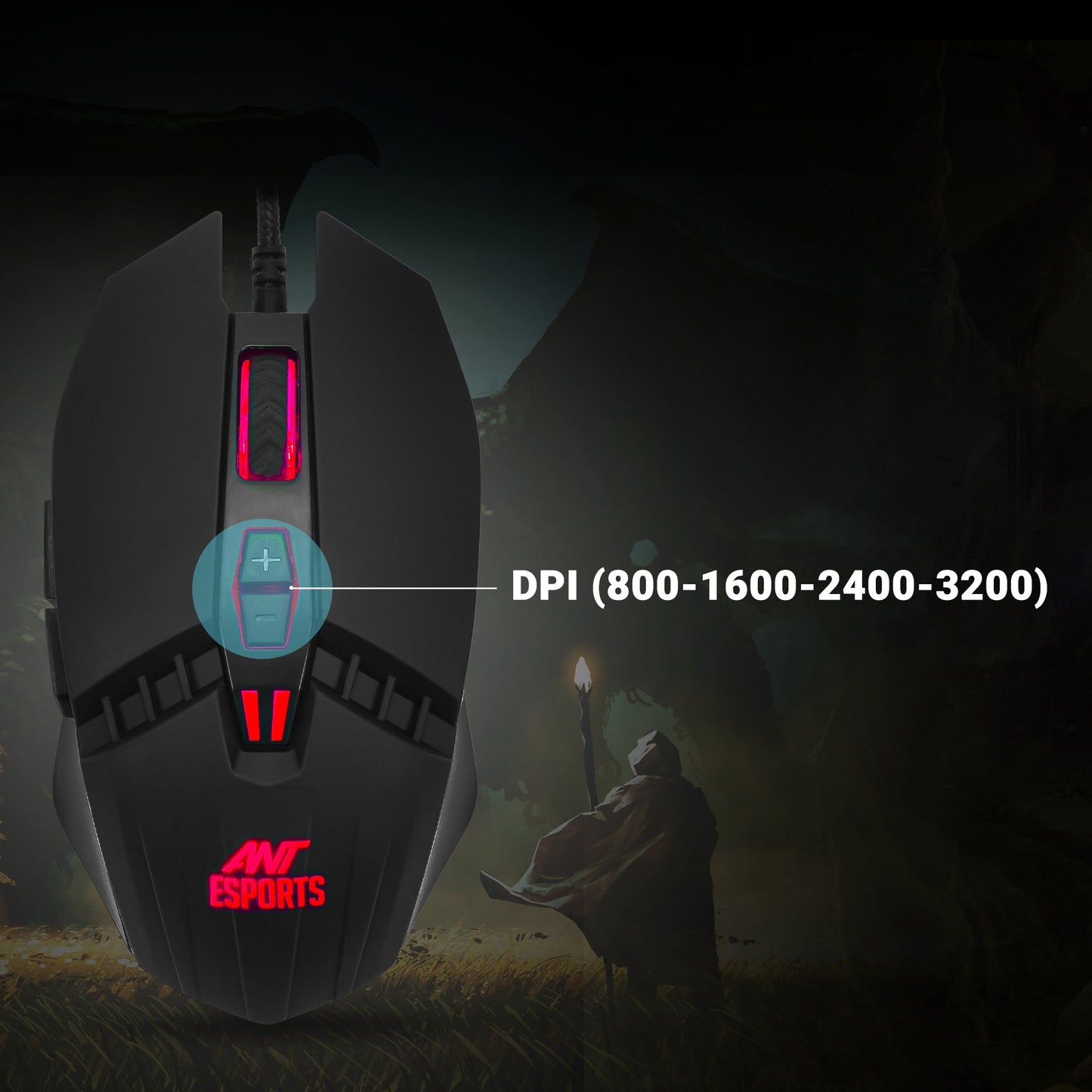 Ant Esports KM540 Gaming Backlit Keyboard and Mouse Combo