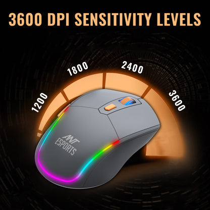Ant Esports KM590 PRO Wireless Rainbow Gaming Combo