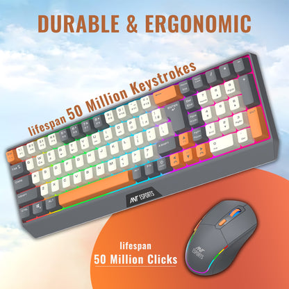 Ant Esports KM590 PRO Wireless Rainbow Gaming Combo