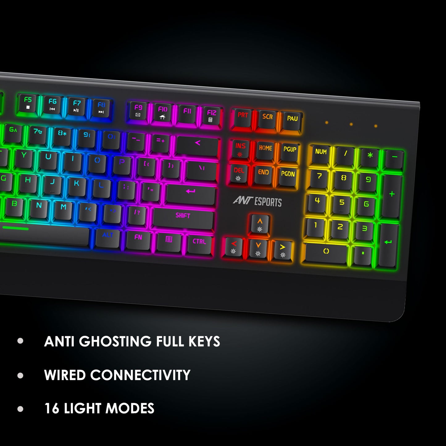 Ant Esports MK4000 Mechanical Wired Gaming Keyboard Black