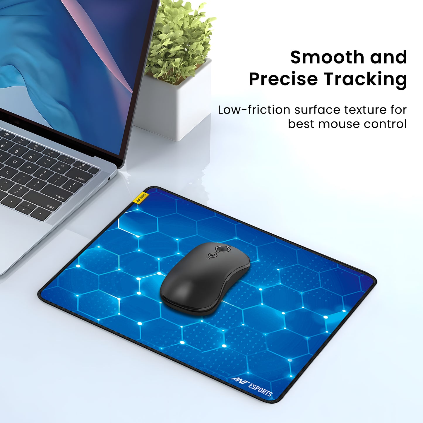 Ant Esports Hexa Mouse Pad 260X210X3mm Anti-fray Stitching