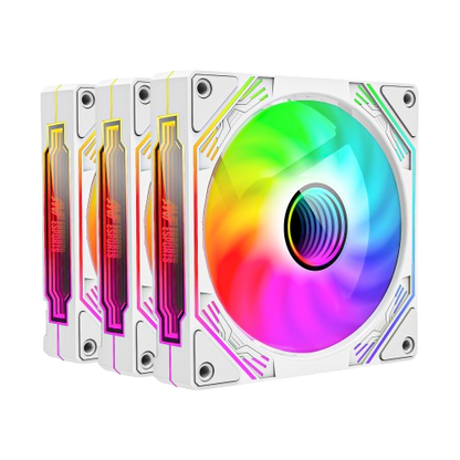 Ant Esports Sciflow 3x120mm ARGB White Case Fan Kit