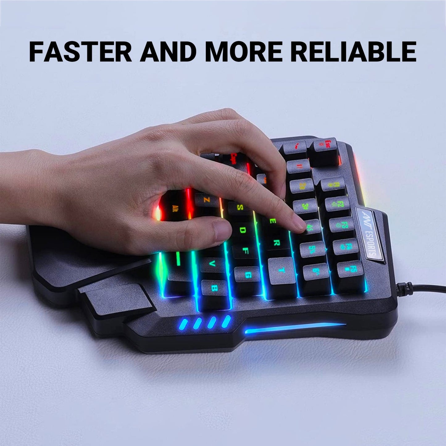 Ant Esports MK1001 One Handed RGB Gaming Keyboard