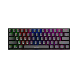 Ant Esports MK1300 V2 Mechnical Wired Gaming keyboard Black Hot-Swappable Per-Key RGB Red Outemu Switches