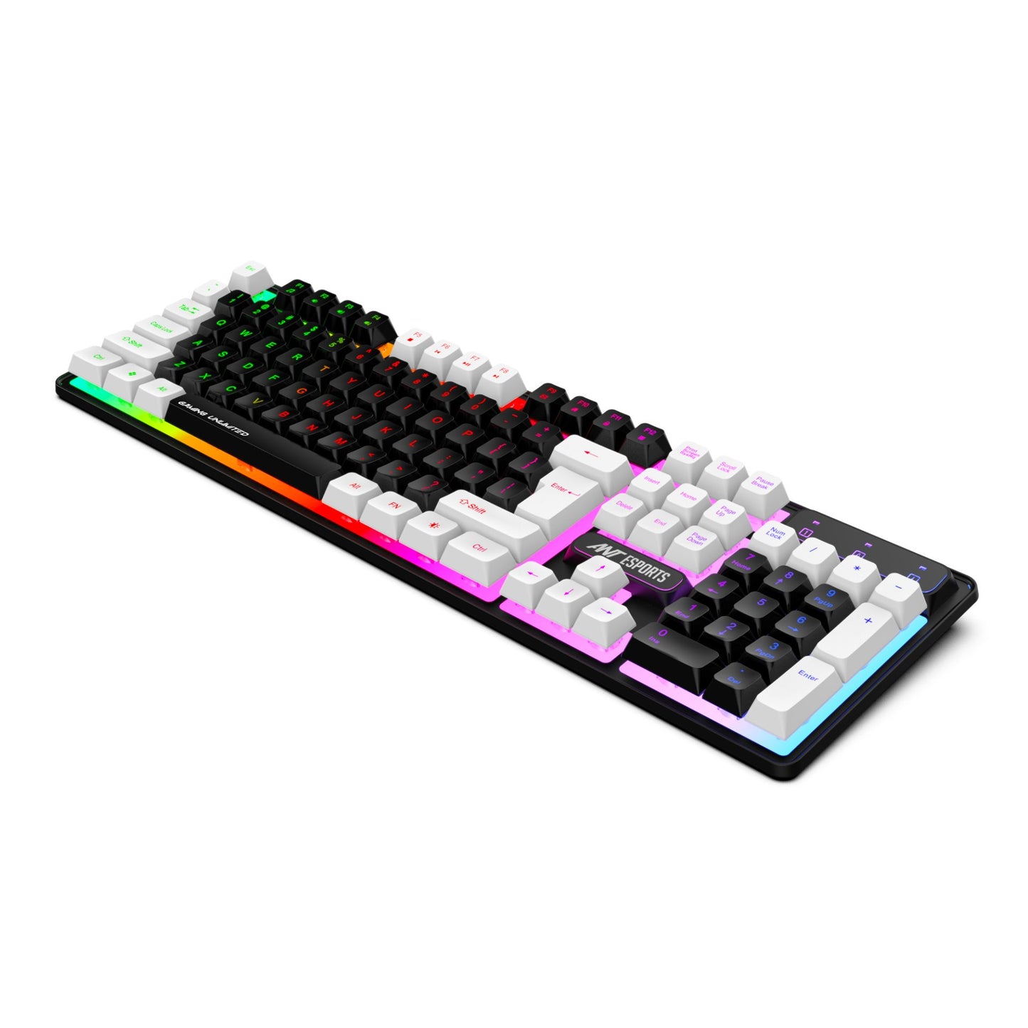 Ant Esports MK1450 Membrane Wireless Gaming Keyboard Black